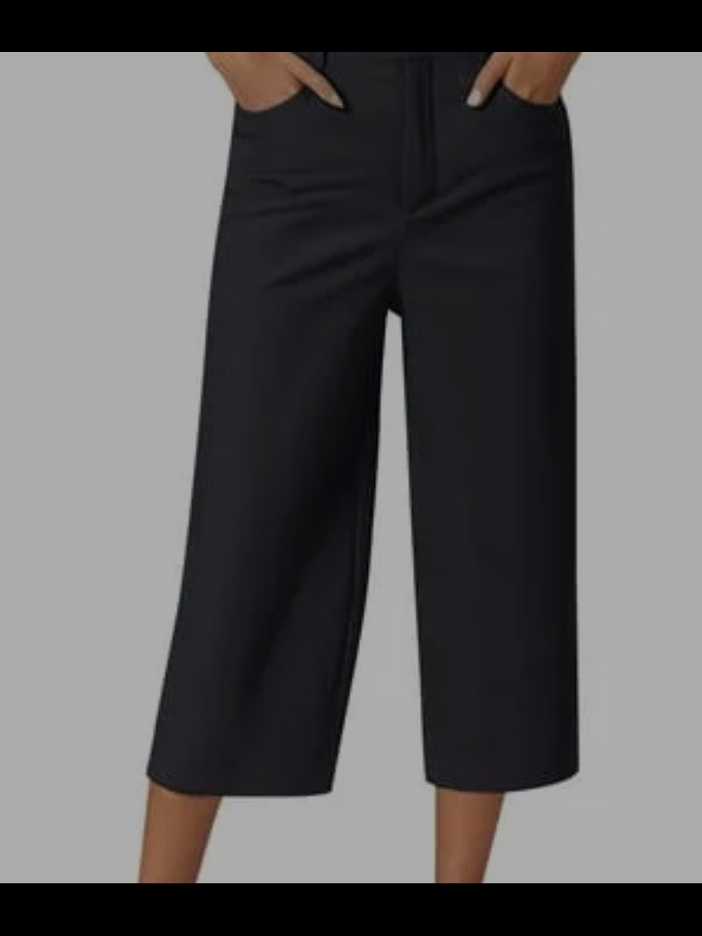 Black Long Bermuda Shorts